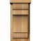 Ekena Millwork New Brighton Rough Sawn Corbel w/Backplate, Western Red Cedar, 8"W x 8"D x 16"H COR08X08X16NEB01RWR - alternate 3
